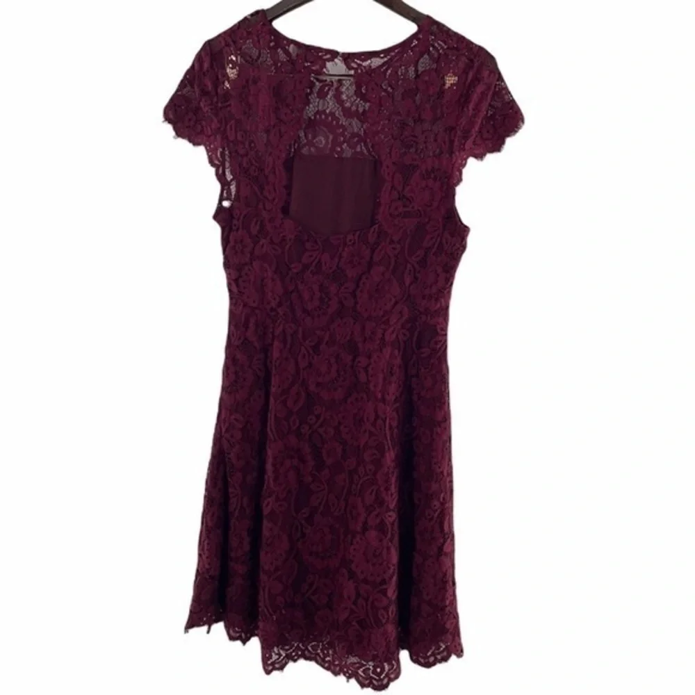 SHOW ME YOUR MUMU ALICE lace berry merlot dress